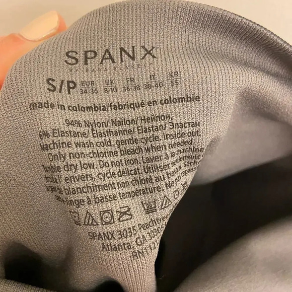 Spanx Look at Me Now Seamless Gray Camo Legging S - Picture 7 of 7
